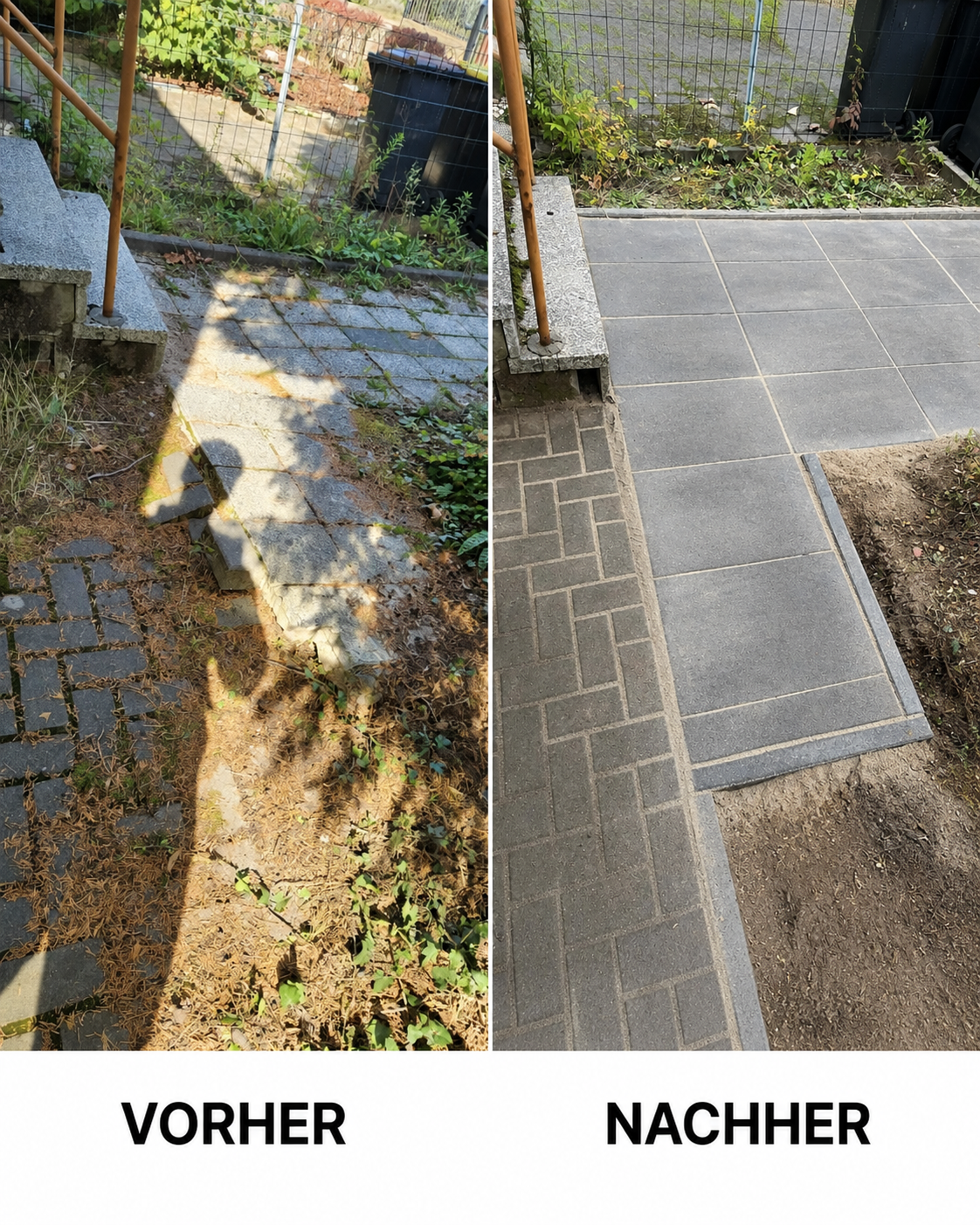 Abgeschlossenes Projekt im Gartenlandschaftsbau