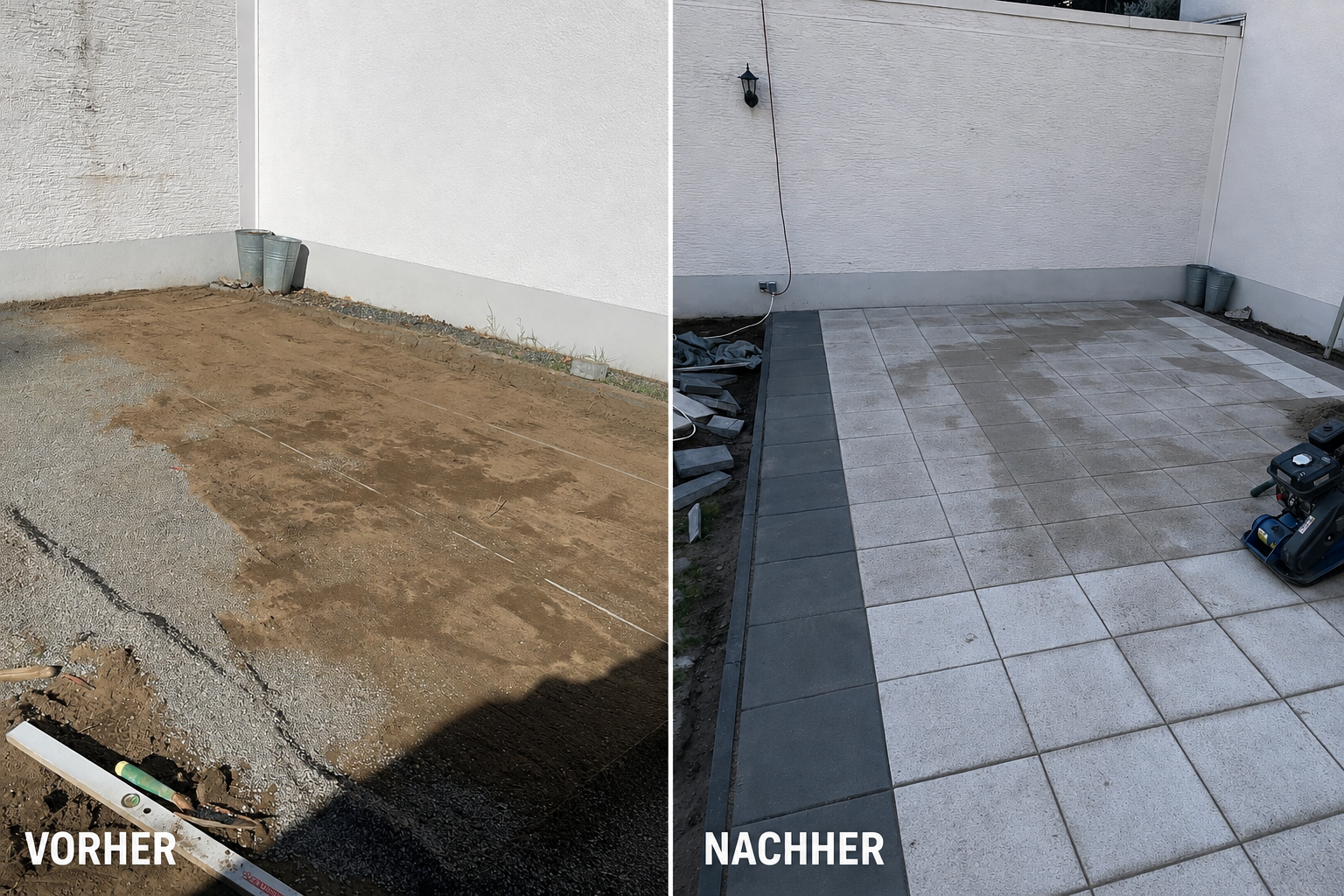 Abgeschlossenes Projekt im Gartenlandschaftsbau